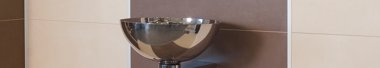 Cimsec Fliesenlandschaft Badezimmer Waschbecken verchromt